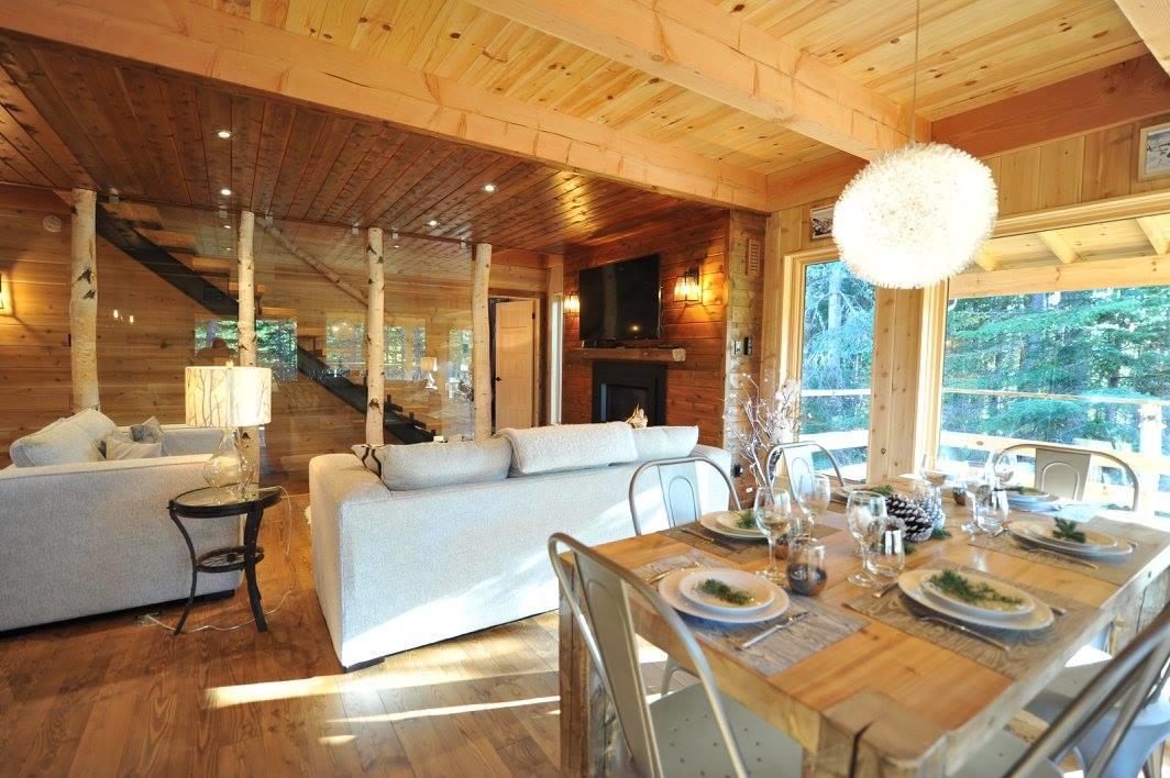Les Bouleaux - Les Chalets Spa Canada La Malbaie Luaran gambar