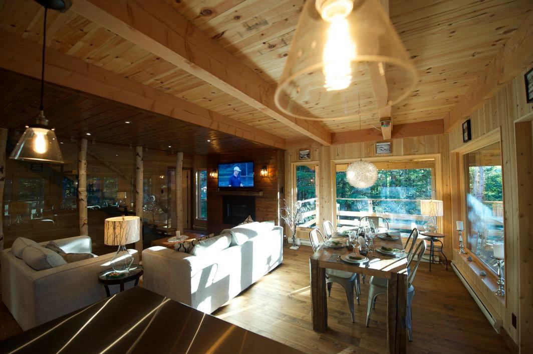 Les Bouleaux - Les Chalets Spa Canada La Malbaie Luaran gambar